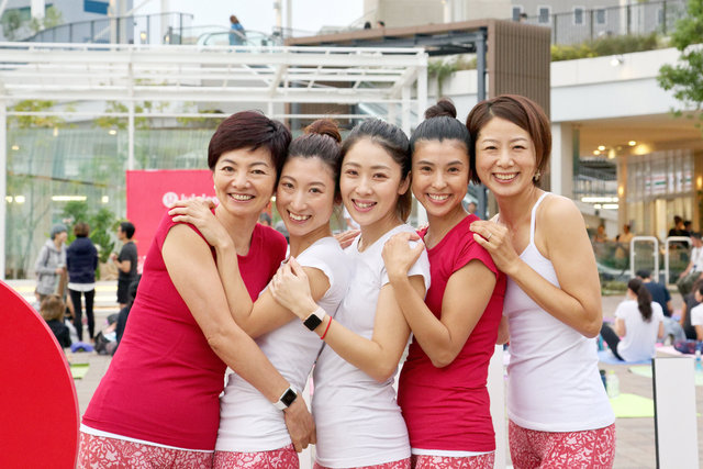 Team Mohi Pilates, at lululemon Shonan, Oct 2019