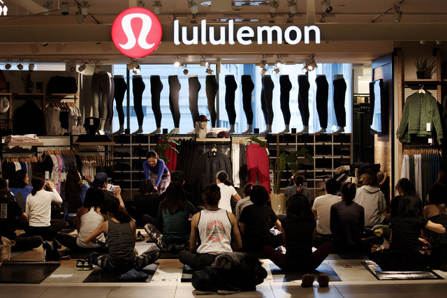 Kana, at lululemon Ginza Six, Feb 2019