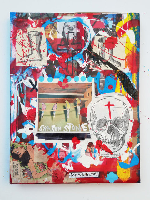 Special Edition, Sharon Stone n°03, Unique Box with Collage and Book