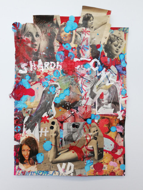 H 23 X 34 cm Mixed media Unique