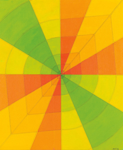 #93.Here's looking at you.1976.Acrylic Ink on canvas.20x24.jpg.jpg