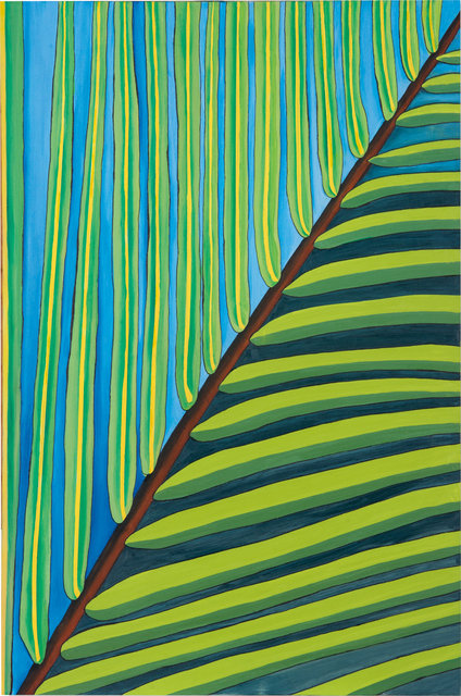#249.Palm Fronds.2005.Oil.24x26.jpg