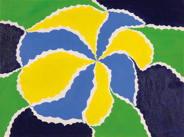 #132.Colored Spider.1977.Acrylic on canvas.18x24.jpg.jpg