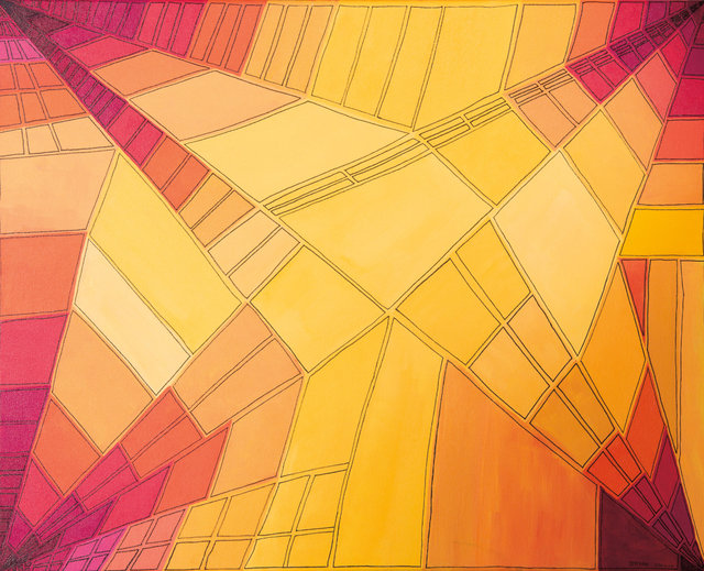#2. Orange to red #2.June 2007.acrylic.20x24.jpg.jpg