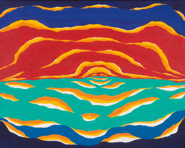 #116. Mirror Image.1970s.Acrylic.16x20.jpg