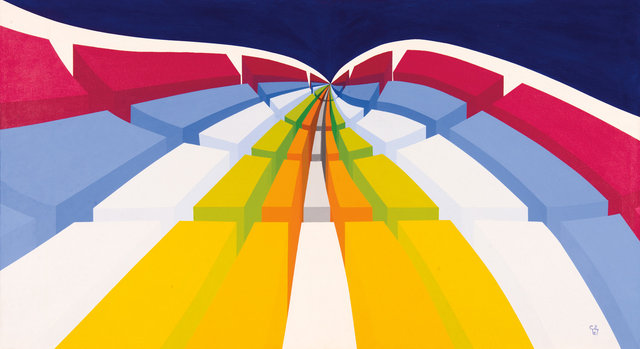 #25.New Jersey Turnpike-1980. Acrylic. 26X47.jpg.jpg