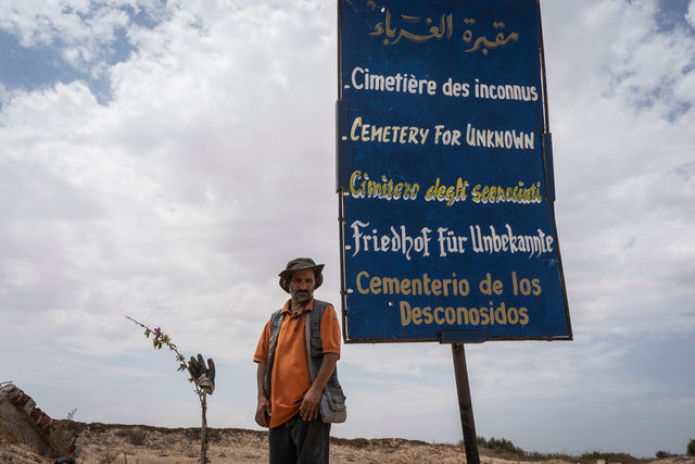 Chamseddine Marzough, former fisherman, Zarzis, Tunisia 2018