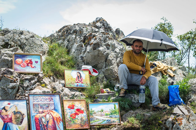 Peddler, Sevan Lake, Armenia 2016