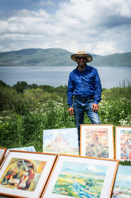 Peddler, Sevan Lake, Armenia 2016