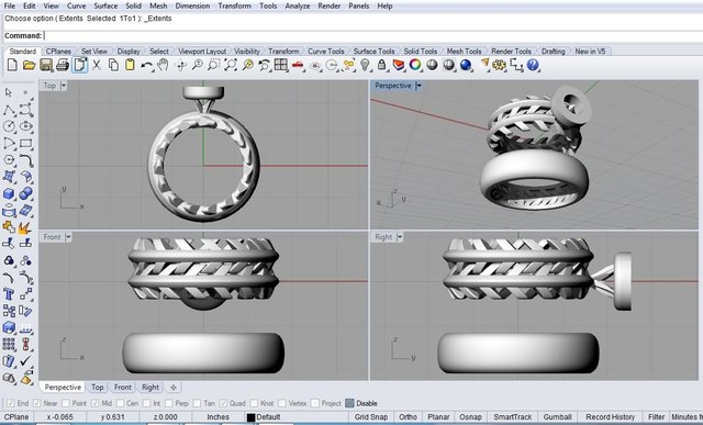 wedding rings in progress