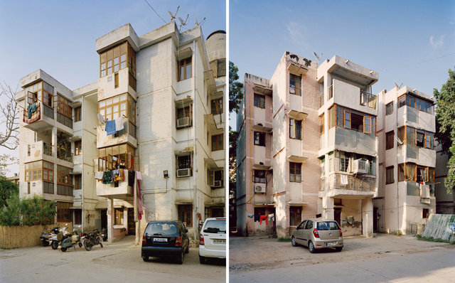 (L) DIZ Area, RK Ashram Marg. (R) Type 2, Lodhi Complex.