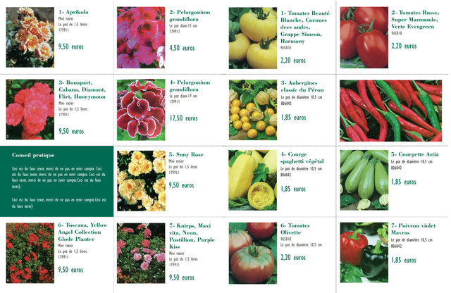 <font color="#aaa7a6">Guide jardinier, prospection (produits).</font>