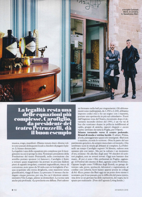 D Repubblica, March 2016