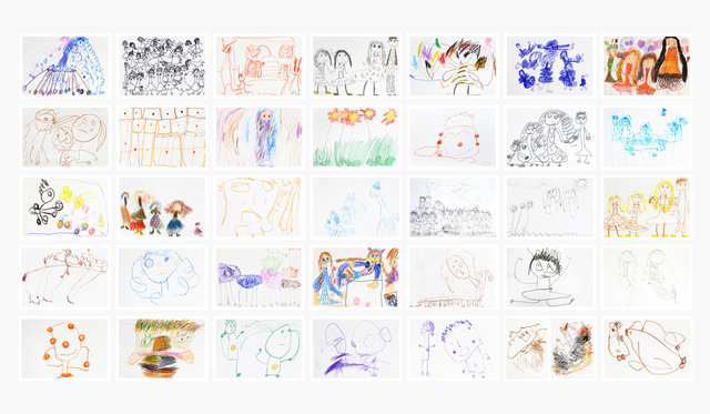 Drawings by Victoria & by Helena K., Instincts.Same but different, 2020