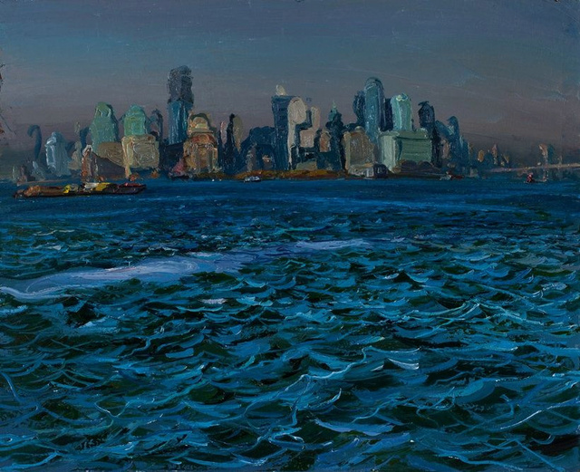 Lower Manhattan- Morning    36 x 44"