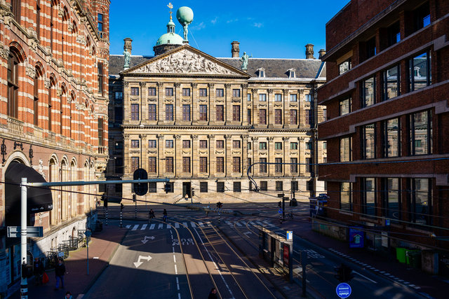 Raadhuisstraat Paleis op de Dam 25 maart 2020 15:37