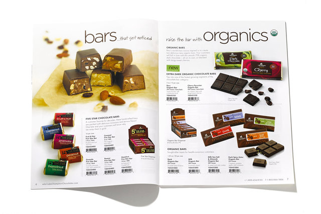 Lake Champlain Chocolates: Dealer catalog photography