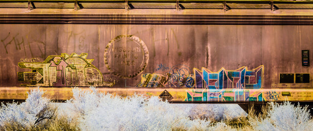 Graffiti Train (Infra-Red)