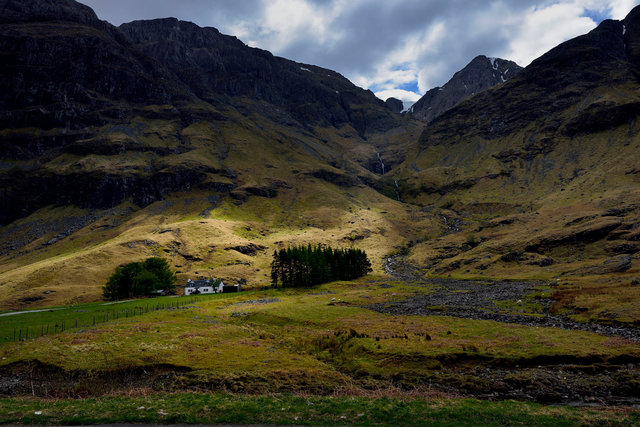 La maison de la vallée de Glen Etive, Highlands