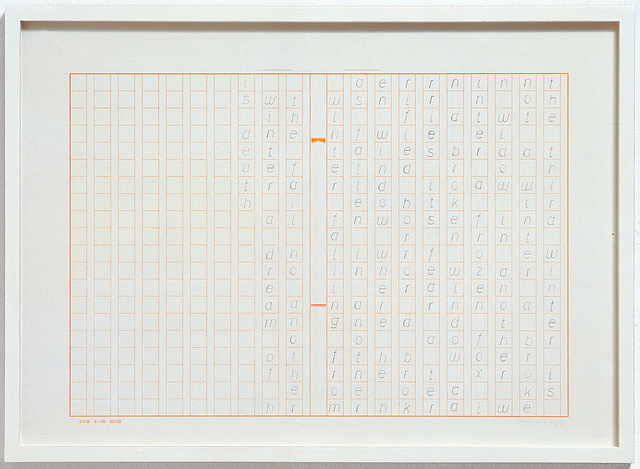 Telling Nakahara Chuya, graphite and ink on paper, 2005