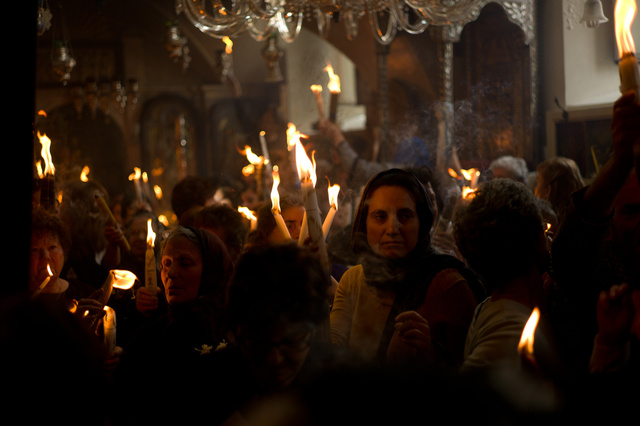 The Holy fire ceremony