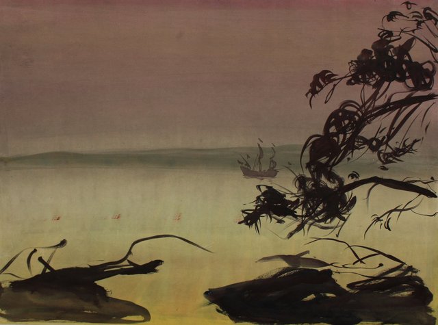 Up the River 22 x 29"