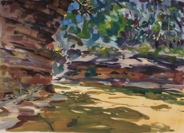 Gorge at Noon 22 x 29"