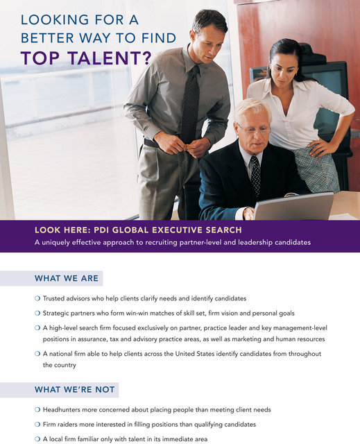 PDI Global Executive Search Flyer (front)