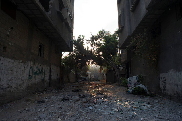Gaza City. The beginning of the ceasefire 