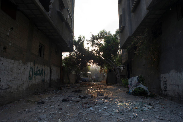 Gaza City. The beginning of the ceasefire