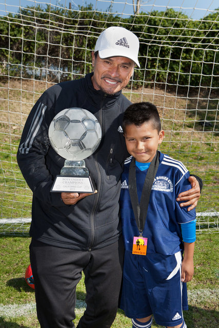 Coach Nico and Isaac Macias