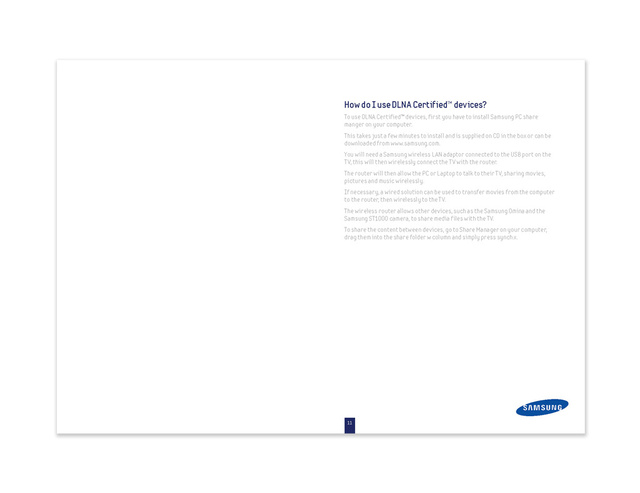 Samsung 'Freedom from wires' campaign