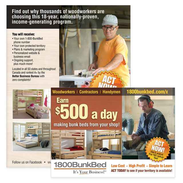 1-800 Bunkbed Magazine Wraps