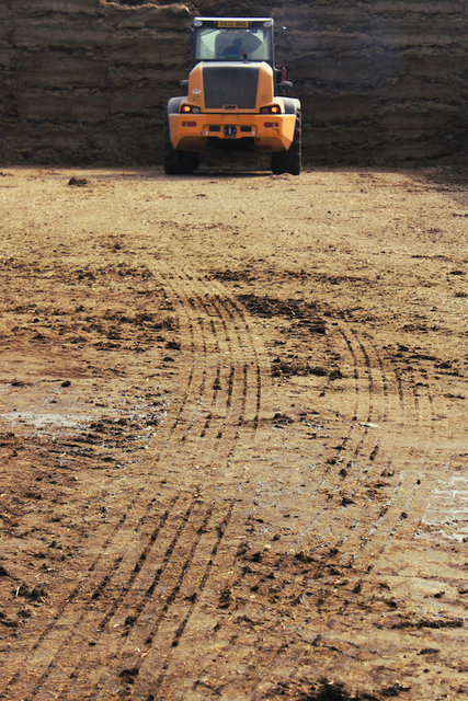 Silage pits, Bosley Mill Farm, Gloucestershire