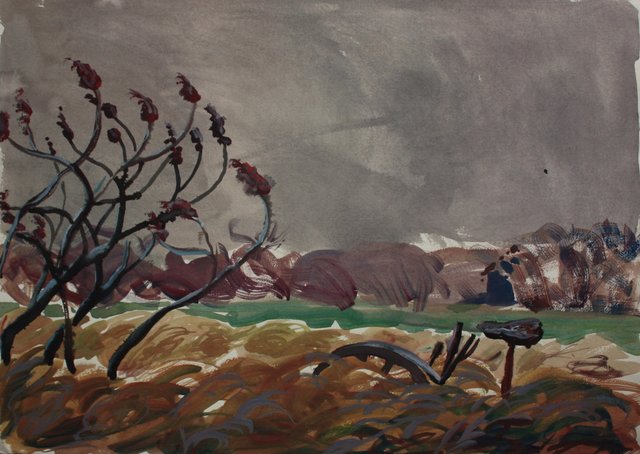 Vermont Field 22 x 29"