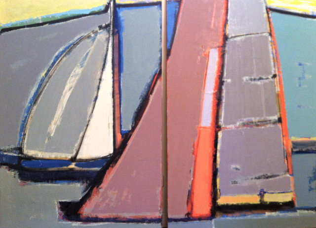 'Under sail. Regatta' ( diptych)