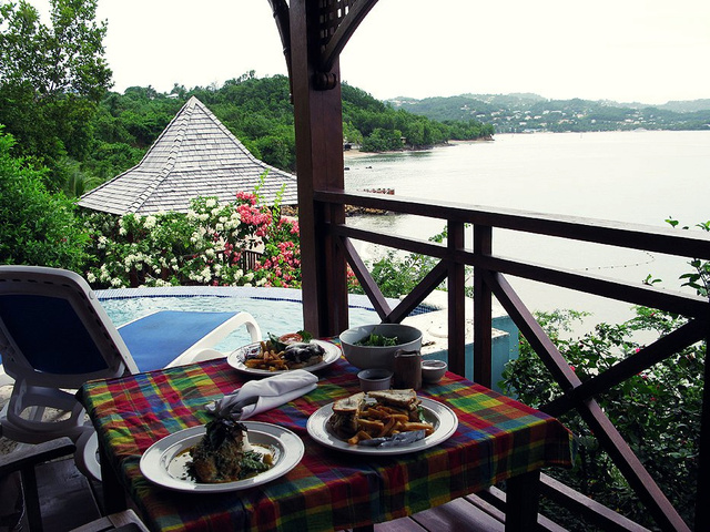 Having a meal overlooking the water.jpg