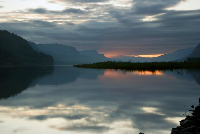 Sunrise, Columbia River Gorge, Oregon