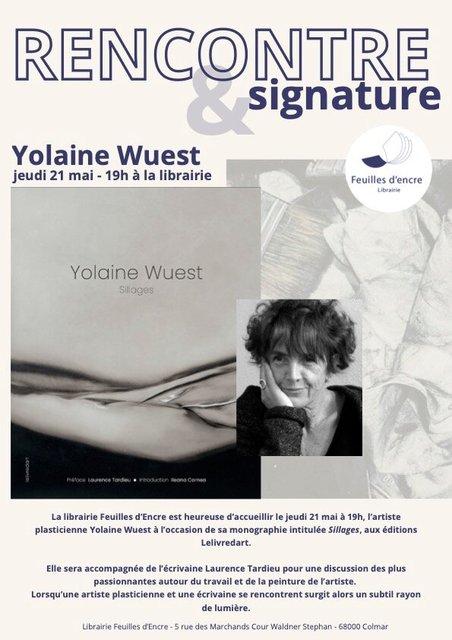Rencontre & Signature / Librairie Feuilles d'encre / Colmar