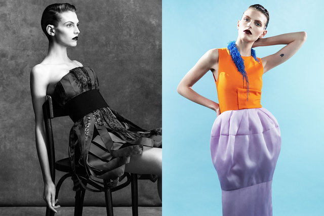Vogue Spain. Karlina Caune. Christian Dior, April 2014.