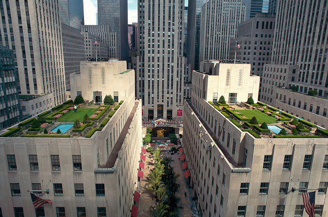 Rockefeller Center roof gardens, Ralph Hancock