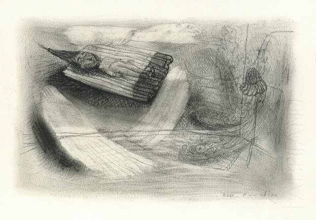 8. "Untitled". Pastel, conte, & pencil on paper, 12x16cm, 2011