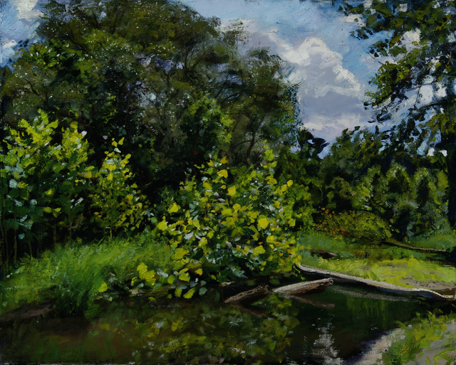 Baby Sycamores, 26 x 32" sold