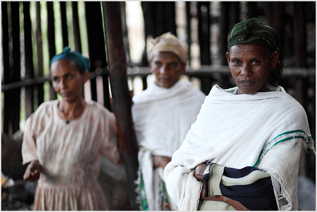 in a bakery, gonder