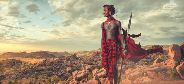 Maasai - African Dawn - Adobe Creative Cloud launch Promo Image