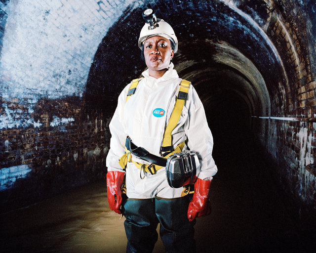 Lydia Zigomo, Head of East Africa Region, WaterAid. Fleet Sewer, London