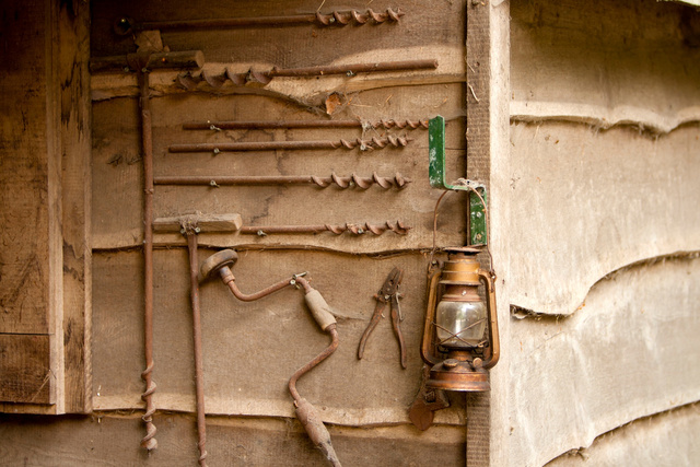 Oude gereedschappen.