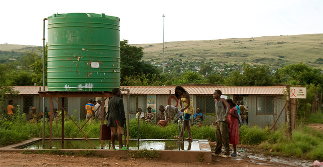 AIDS Testing Station - South Africa