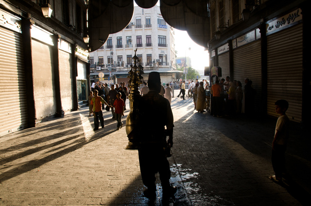 Selling water in Damascus