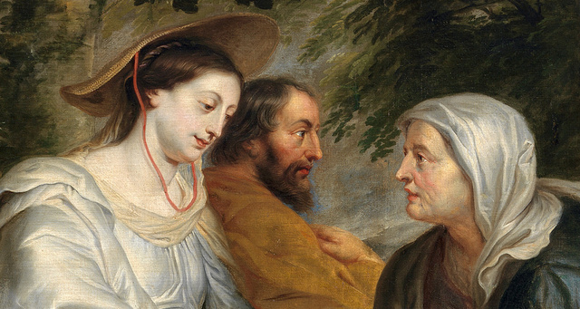 The Visitation, anonymous - detail